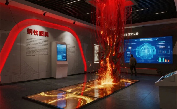 被千度鋼流燙到心跳，鋼鐵企業(yè)科技展廳也太酷了吧？