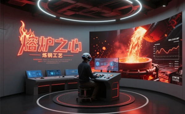被千度鋼流燙到心跳，鋼鐵企業(yè)科技展廳也太酷了吧？